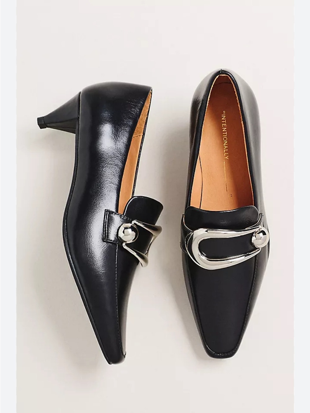 Intentionally Blank Anthropologie Sinna Loafer Heels 10